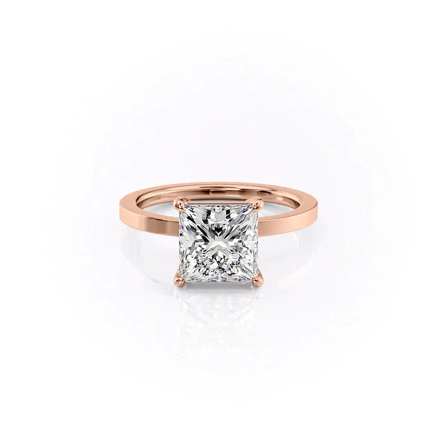 The Eleanor Set With A 1 Carat Princess Lab Diamond