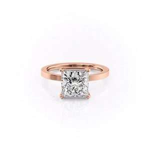 The Eleanor Set With A 4.5 Carat Princess Moissanite