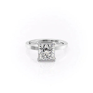 The Eleanor Set With A 4.5 Carat Princess Moissanite