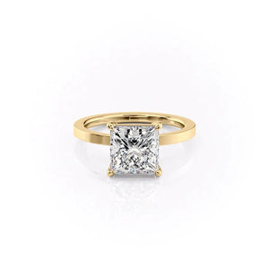 The Eleanor Set With A Princess Moissanite