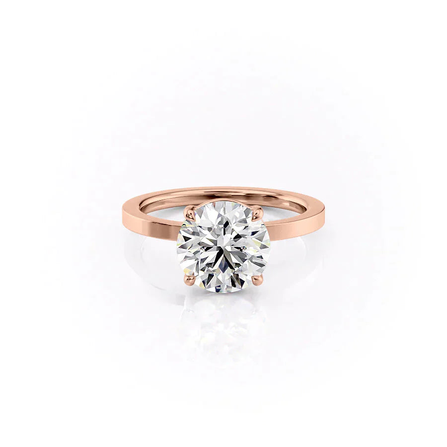 The Eleanor Set With A 1.5 Carat Round Lab Diamond