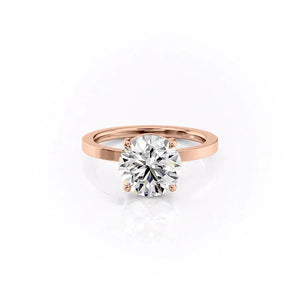 The Eleanor Set With A Round Moissanite