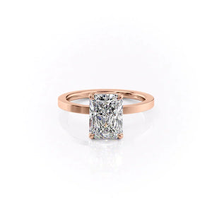 The Eleanor Set With A Radiant Moissanite