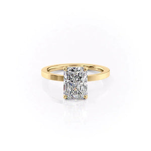 The Eleanor Set With A Radiant Moissanite