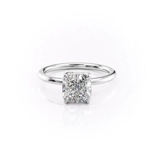 The Alison Set With A Cushion Moissanite