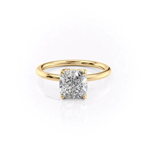 The Alison Set With A Cushion Moissanite