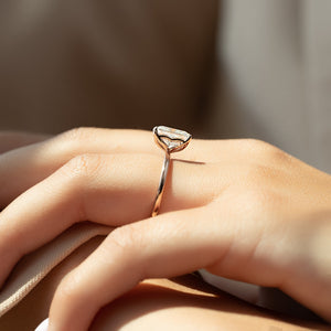 The Alison Set With A 3 Carat Radiant Lab Diamond