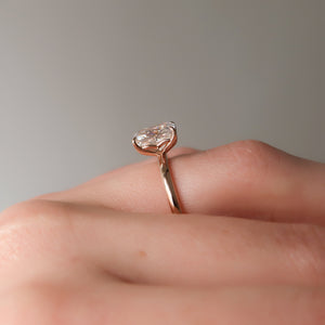 The Alison Set With A 3 Carat Radiant Lab Diamond