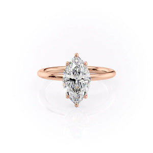 The Alison Set With A Marquise Moissanite
