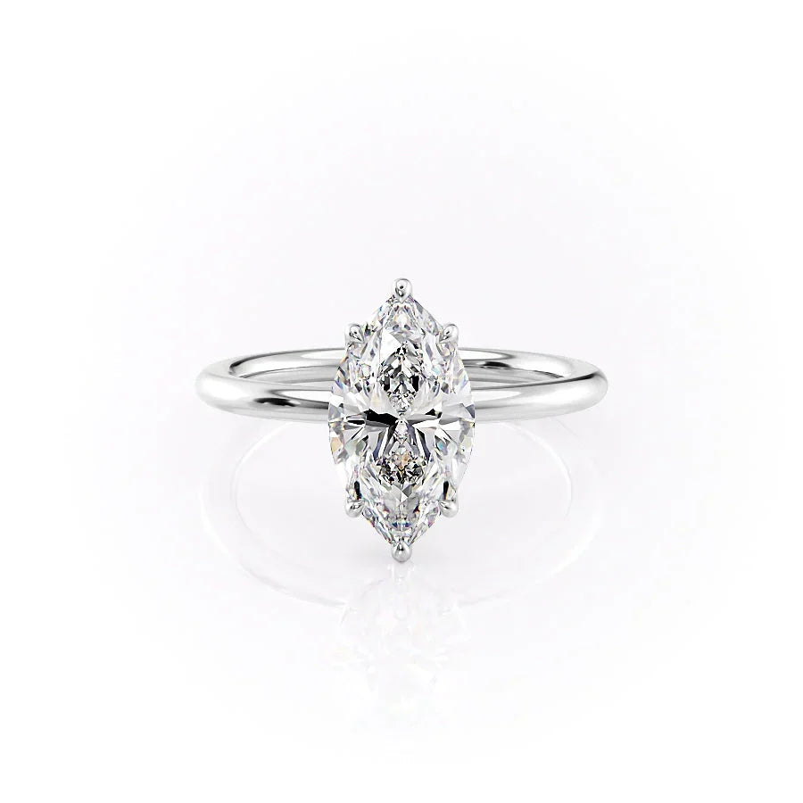 The Alison Set With A Marquise Moissanite