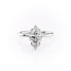 The Alison Set With A Marquise Moissanite