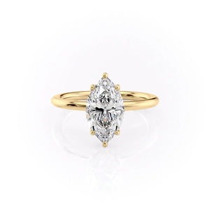 The Alison Set With A Marquise Moissanite