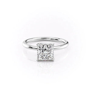The Alison Set With A 1.5 Carat Princess Moissanite
