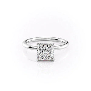The Alison Set With A Princess Moissanite
