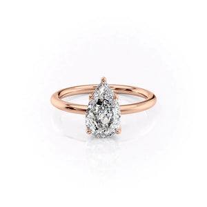 The Alison Set With A Pear Moissanite