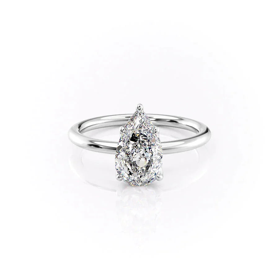 The Alison Set With A Pear Moissanite