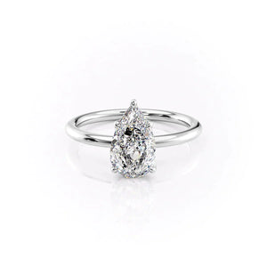 The Alison Set With A Pear Moissanite