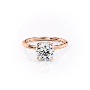 The Alison Set With A Round Moissanite
