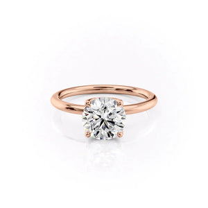 The Alison Set With A 1.5 Carat Round Moissanite