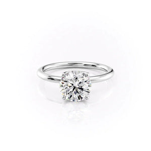 The Alison Set With A 1 Carat Round Lab Diamond