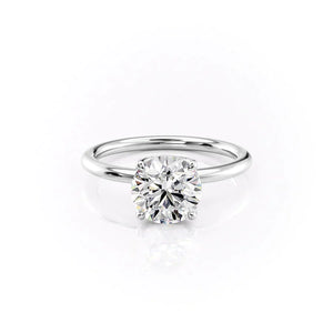 The Alison Set With A Round Moissanite