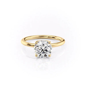 The Alison Set With A Round Moissanite
