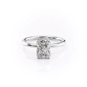 The Alison Set With A 2 Carat Radiant Lab Diamond