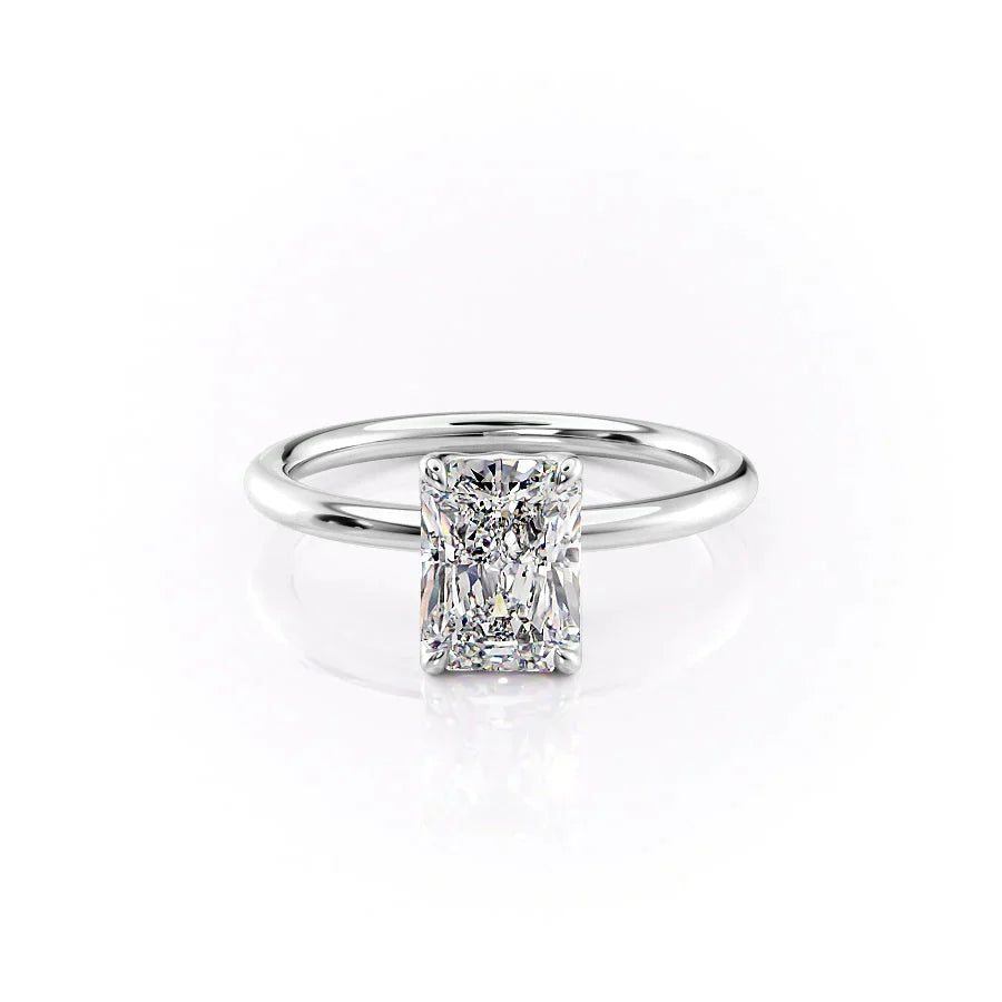 The Alison Set With A Radiant Moissanite