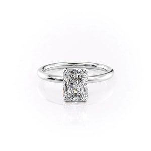 The Alison Set With A Radiant Moissanite