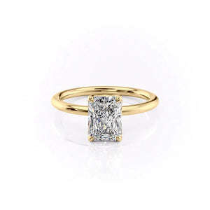 The Alison Set With A Radiant Moissanite