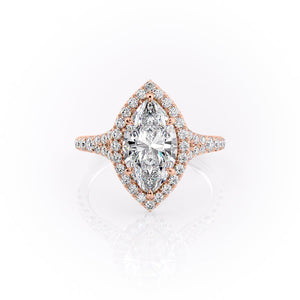 The Miley Set With A 4.5 Carat Marquise Moissanite