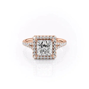 The Miley Set With A 1.5 Carat Princess Moissanite