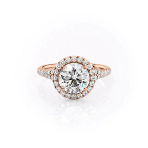 The Miley Set With A 1.5 Carat Round Lab Diamond
