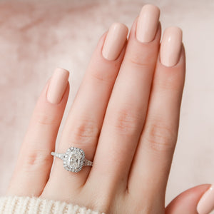 The Miley Set With A 2.5 Carat Radiant Lab Diamond