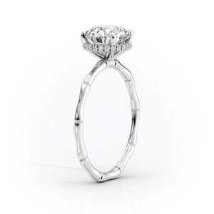 The Eve Set With A 3 Carat Round Lab Diamond