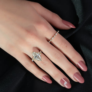 The Melissa Set With A 2 Carat Marquise Lab Diamond
