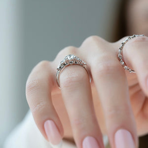The Melissa Set With A 2 Carat Oval Lab Diamond