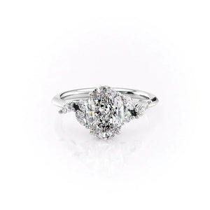 The Melissa Set With A Oval Moissanite