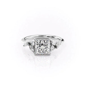 The Melissa Set With A Princess Moissanite