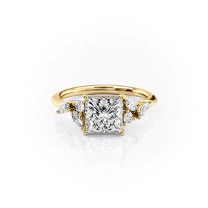 The Melissa Set With A Princess Moissanite