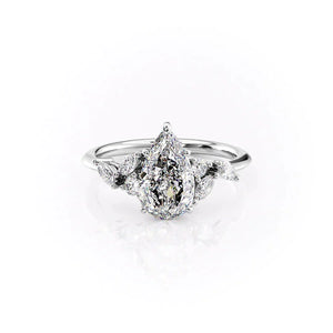 The Melissa Set With A Pear Moissanite