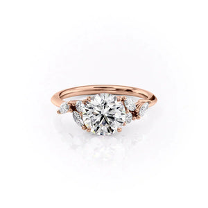 The Melissa Set With A 1 Carat Round Lab Diamond