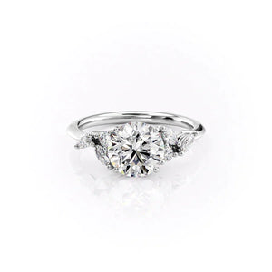 The Melissa Set With A 2 Carat Round Lab Diamond