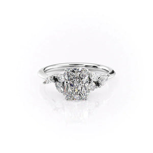 The Melissa Set With A Radiant Moissanite