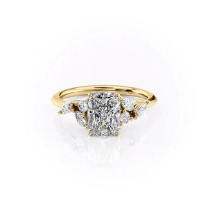 The Melissa Set With A 1 Carat Radiant Lab Diamond