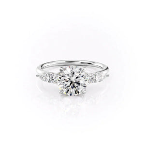 The Abigail Set With A 1.5 Carat Round Lab Diamond