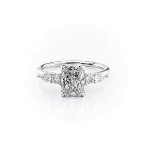 The Abigail Set With A 2 Carat Radiant Lab Diamond