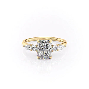 The Abigail Set With A 1 Carat Radiant Lab Diamond