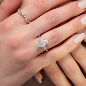 The Lauren Set With A 2 Carat Marquise Lab Diamond