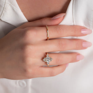 The Lauren Set With A 2 Carat Marquise Lab Diamond